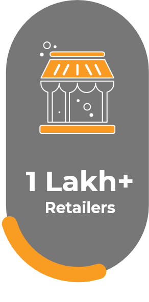 1 Lakh+ Retailers