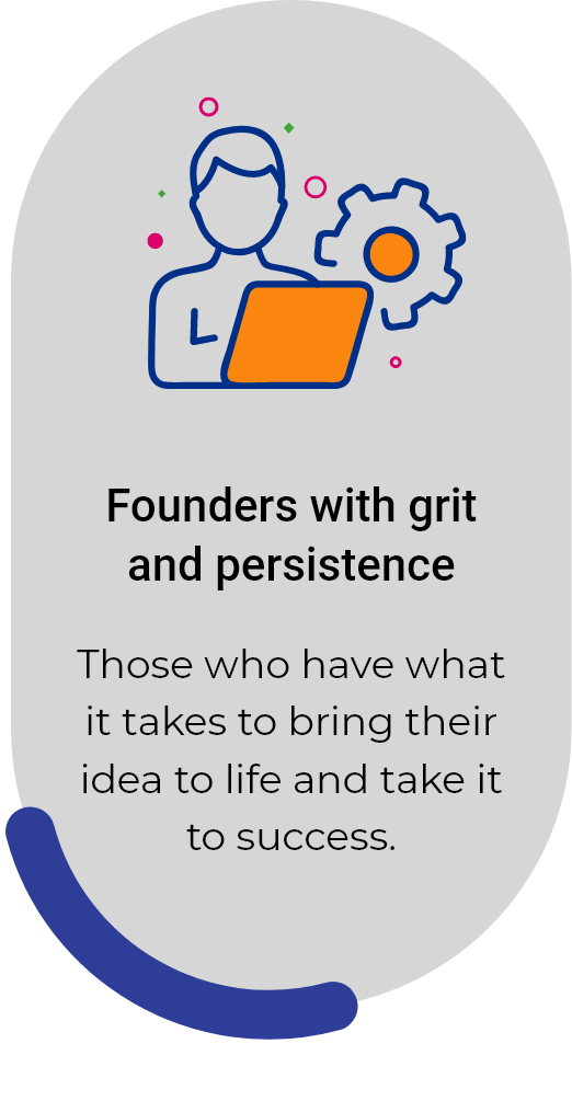 Founders with grit and persistence