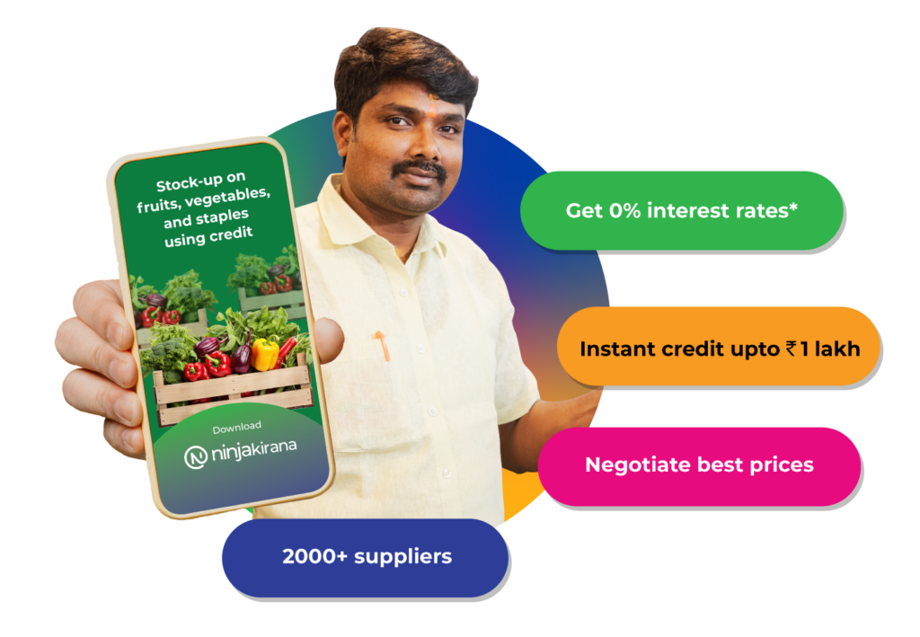 Download Ninja Kirana app to access the right services and support to fast-track your small business